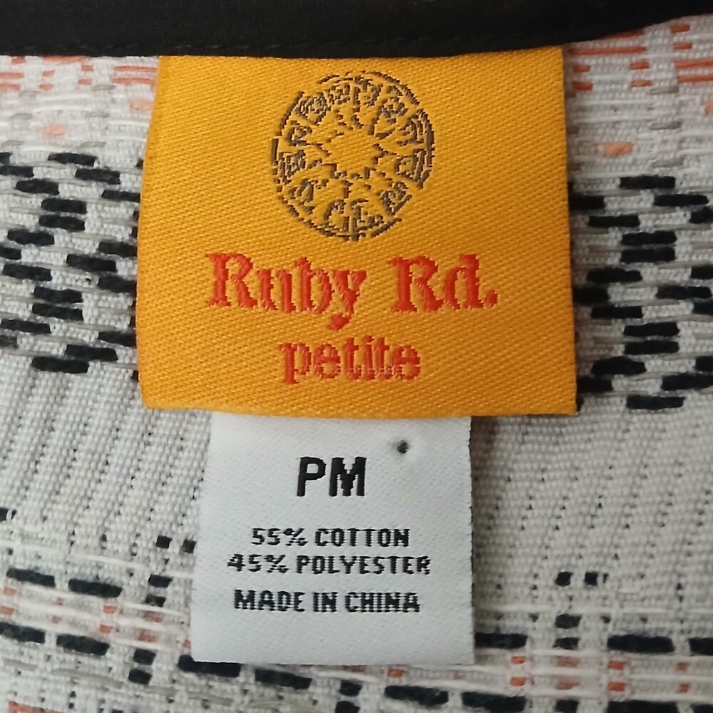 NWT Ruby Rd Jacket PM Medium Petite Open Front Wo… - image 8